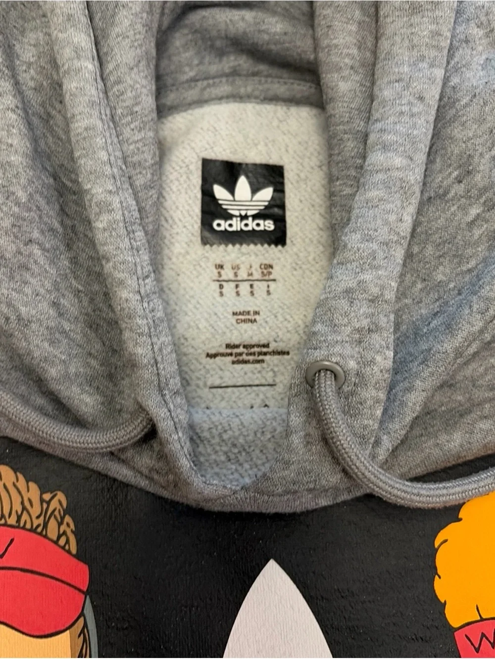 adidas Gray Beavis & Butt-Head Graphic Pullover Hoodie